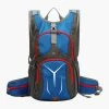 Biltema Rygsæk, 15 L, Blå/sort/rød
